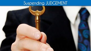 Suspending JUDGEMENT
 