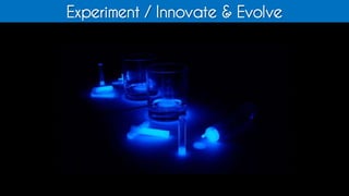 Experiment / Innovate & Evolve
 