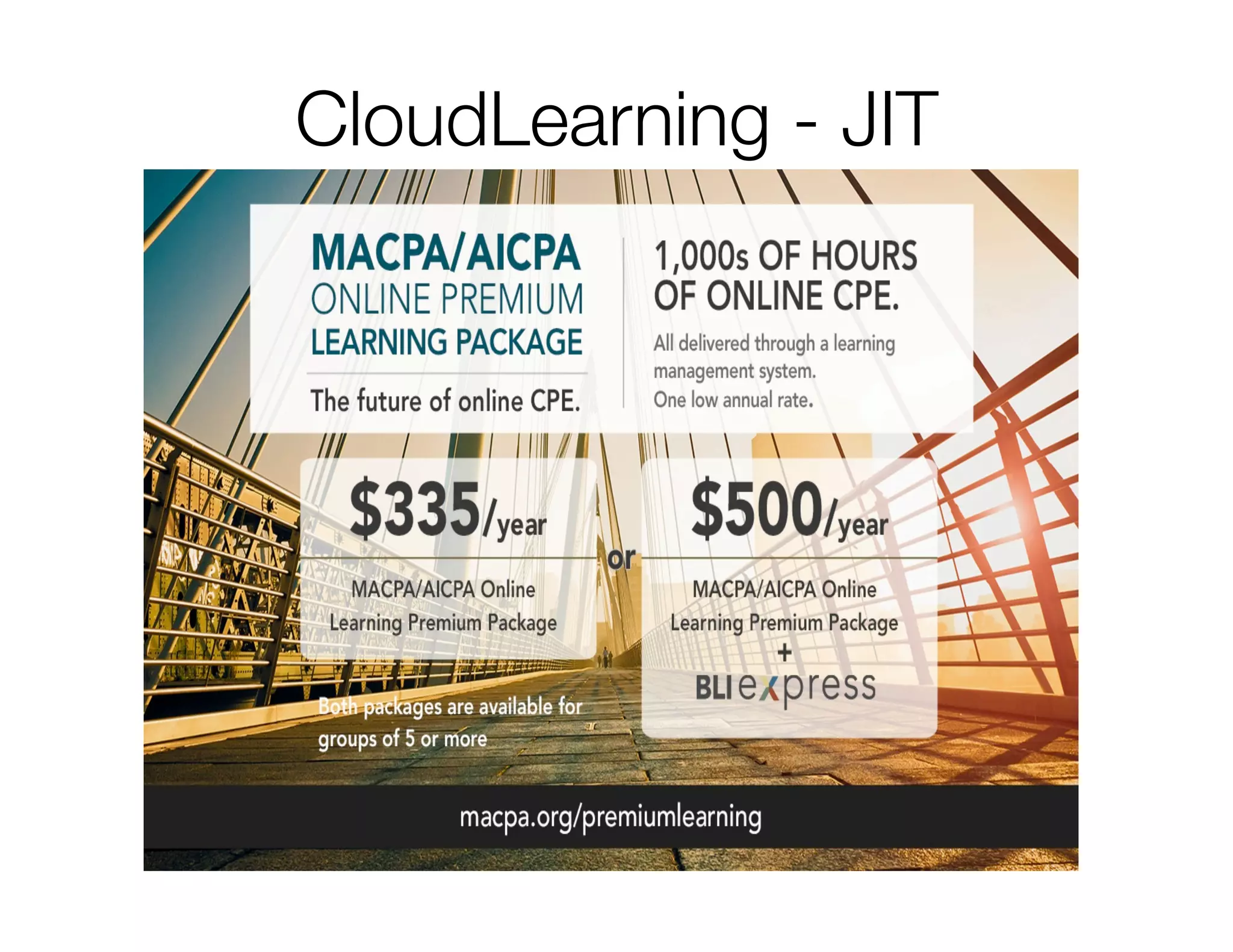 CloudLearning - JIT
 