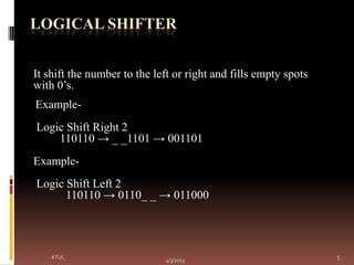 Shifter Numbered Shifters | PPTX