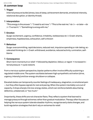 Exautin Pattern Understanding Bipolar Patterns and Mood Instability: Causes ...