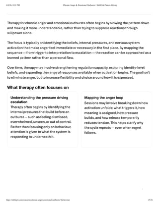 Understanding and Managing Chronic Anger & Emotional Outbursts for ...