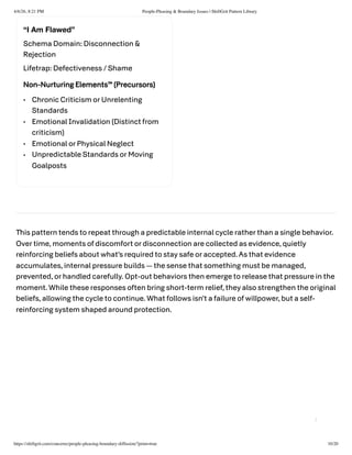 Defectiveness Understanding People-Pleasing and Boundary Diffusion: A Relational ...