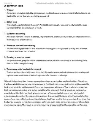 Performing Certainty While Privately Panicking: Managing Hidden Self ...