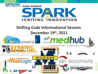 Shifting Code Informational Session  December 19 th , 2011 Companies Hiring Now 