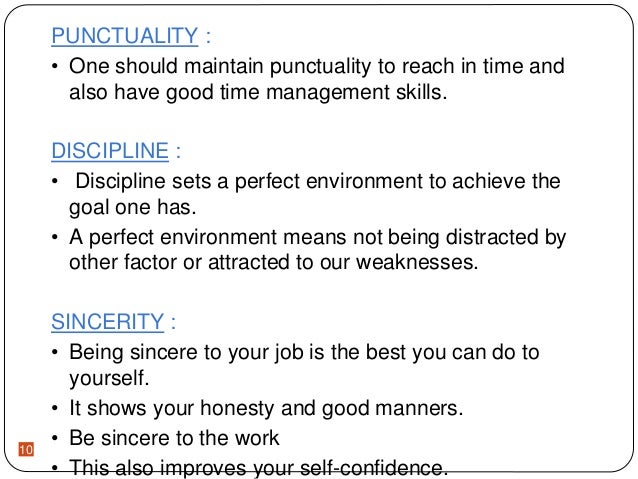 Importance of Discipline and Punctuality at Workplace