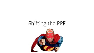 Shifting the PPF
 