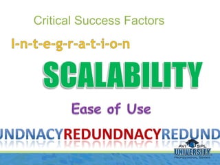 Critical Success Factors 