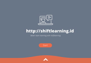 http://shiftlearning.id
Better team learning with shiftlearning
Start
 