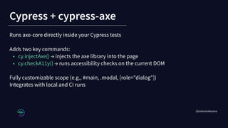 Shift Left for Inclusion: Scalable Accessibility Testing with Cypress ...