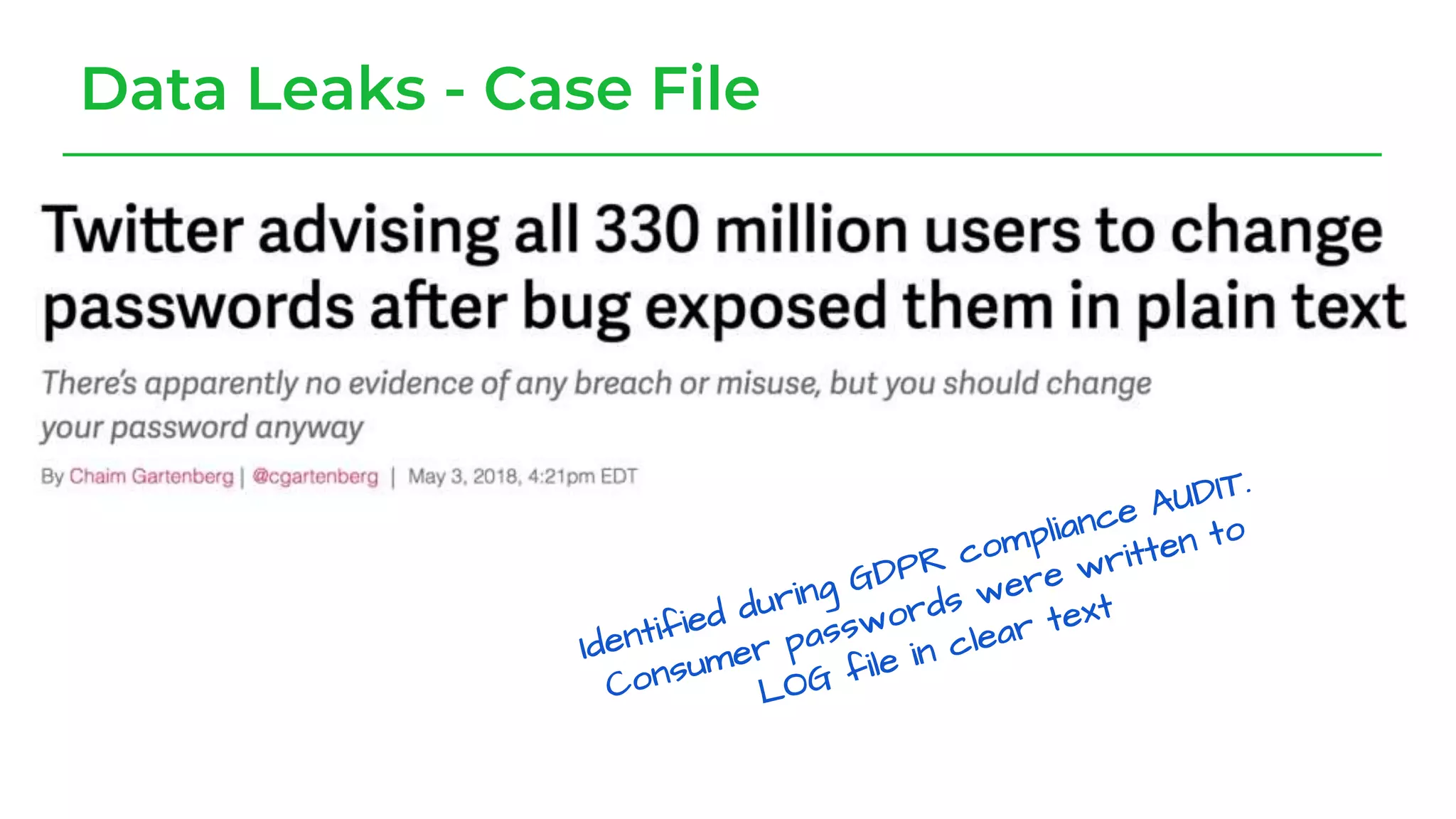 Data Leaks - Case File
 