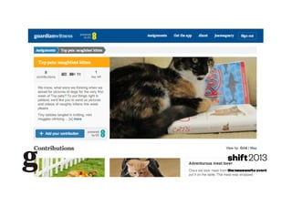 Social and community news gathering