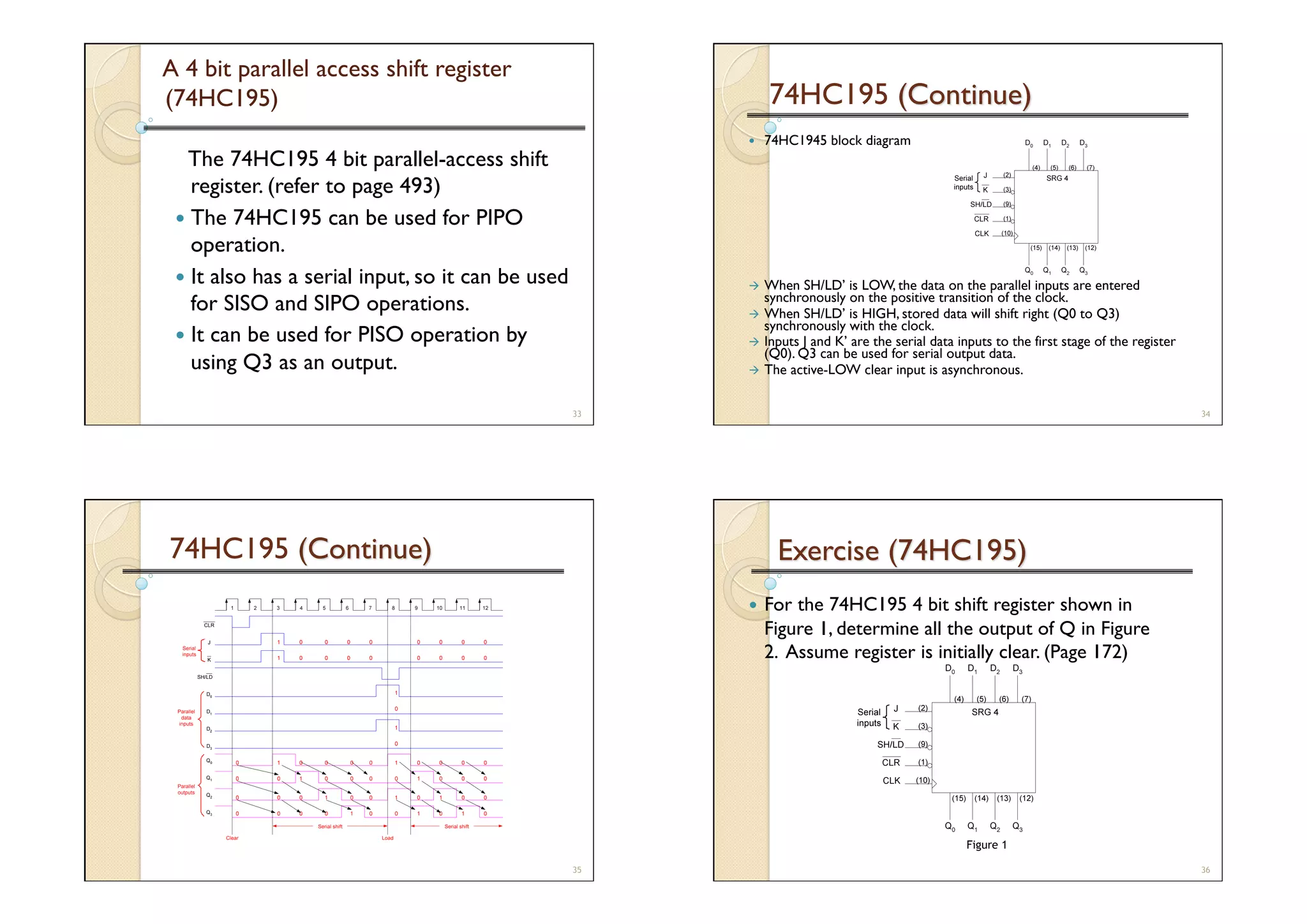 Shift registers | PDF