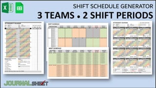 Shift Schedule Generator 3 Teams 2 Shift Periods | PDF