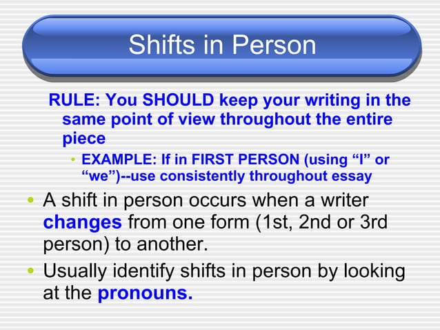 Shifts notes 1a powerpoint | PPT