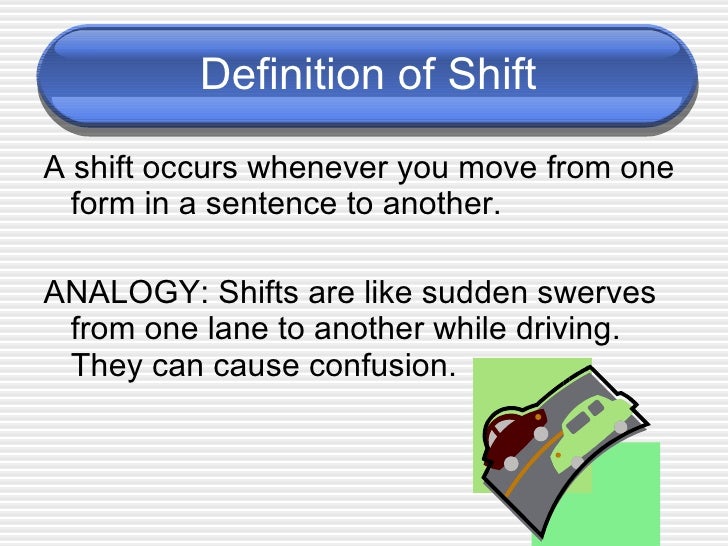Shifts notes 1a powerpoint Shifts notes 1a powerpoint