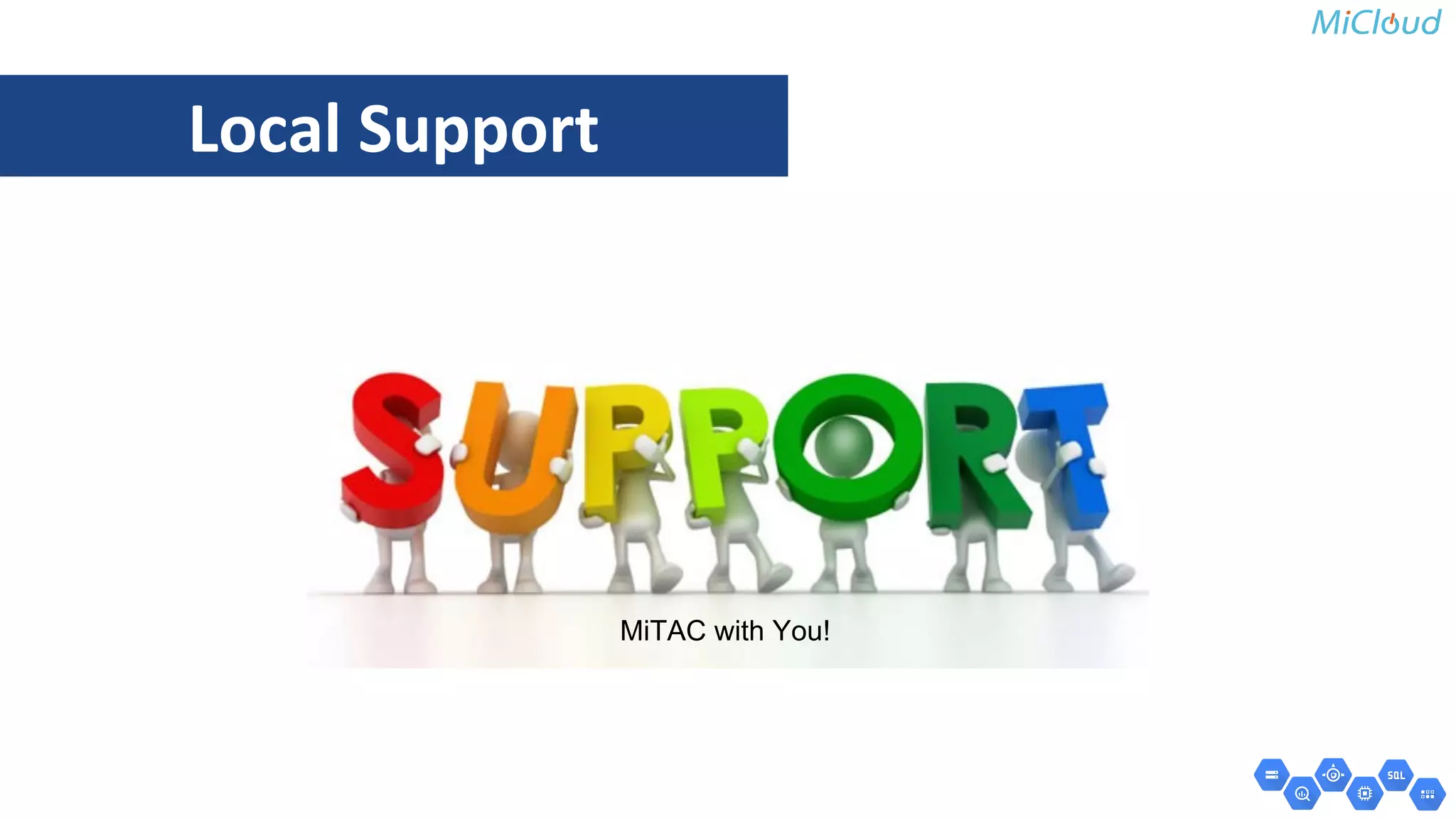 Local Support 
MiTAC with You! 
 