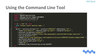 Using the Command Line Tool 
 
