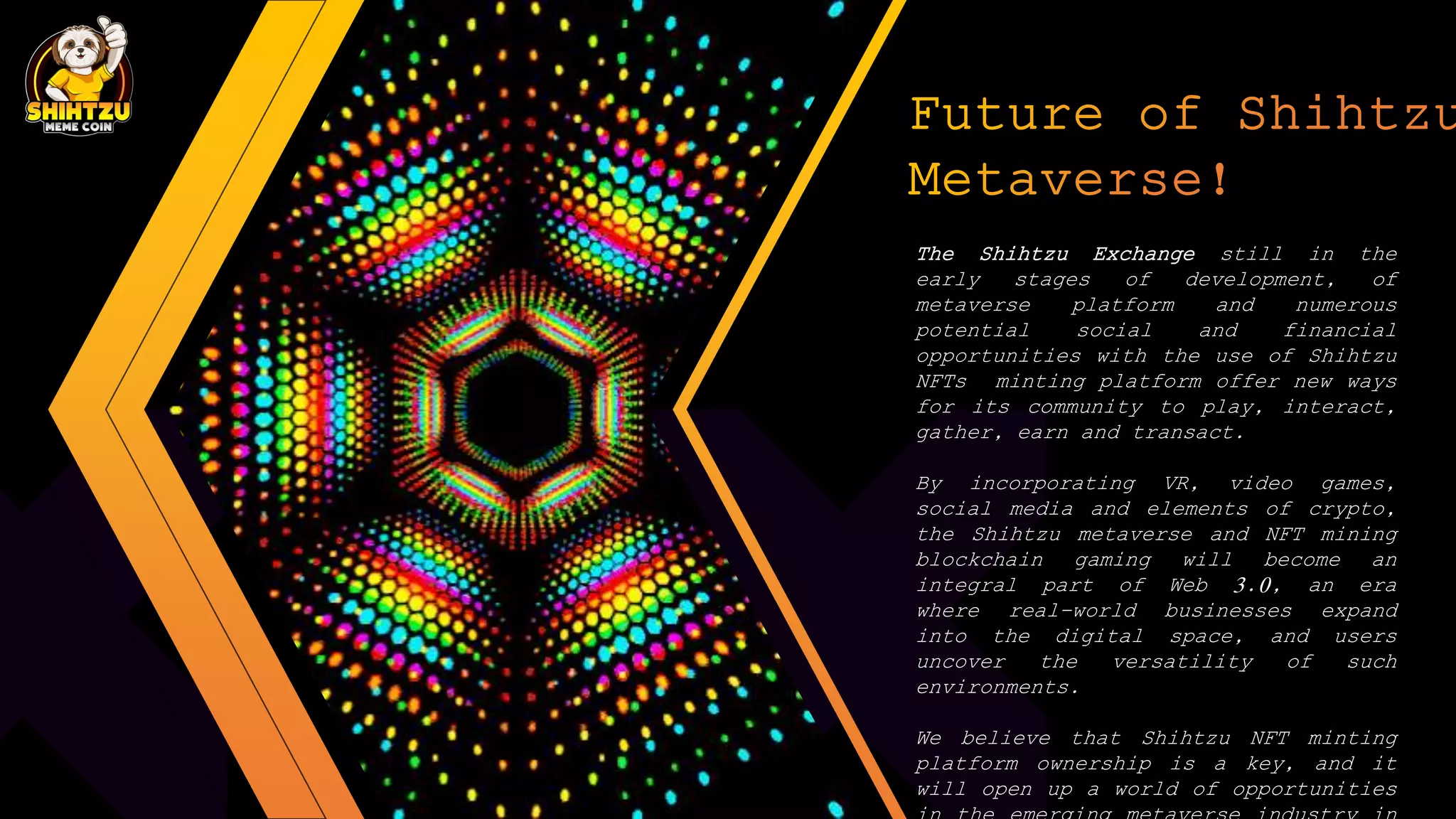 Shihtzu Exchange, NFT Minting & Metaverse Platform | PPTX