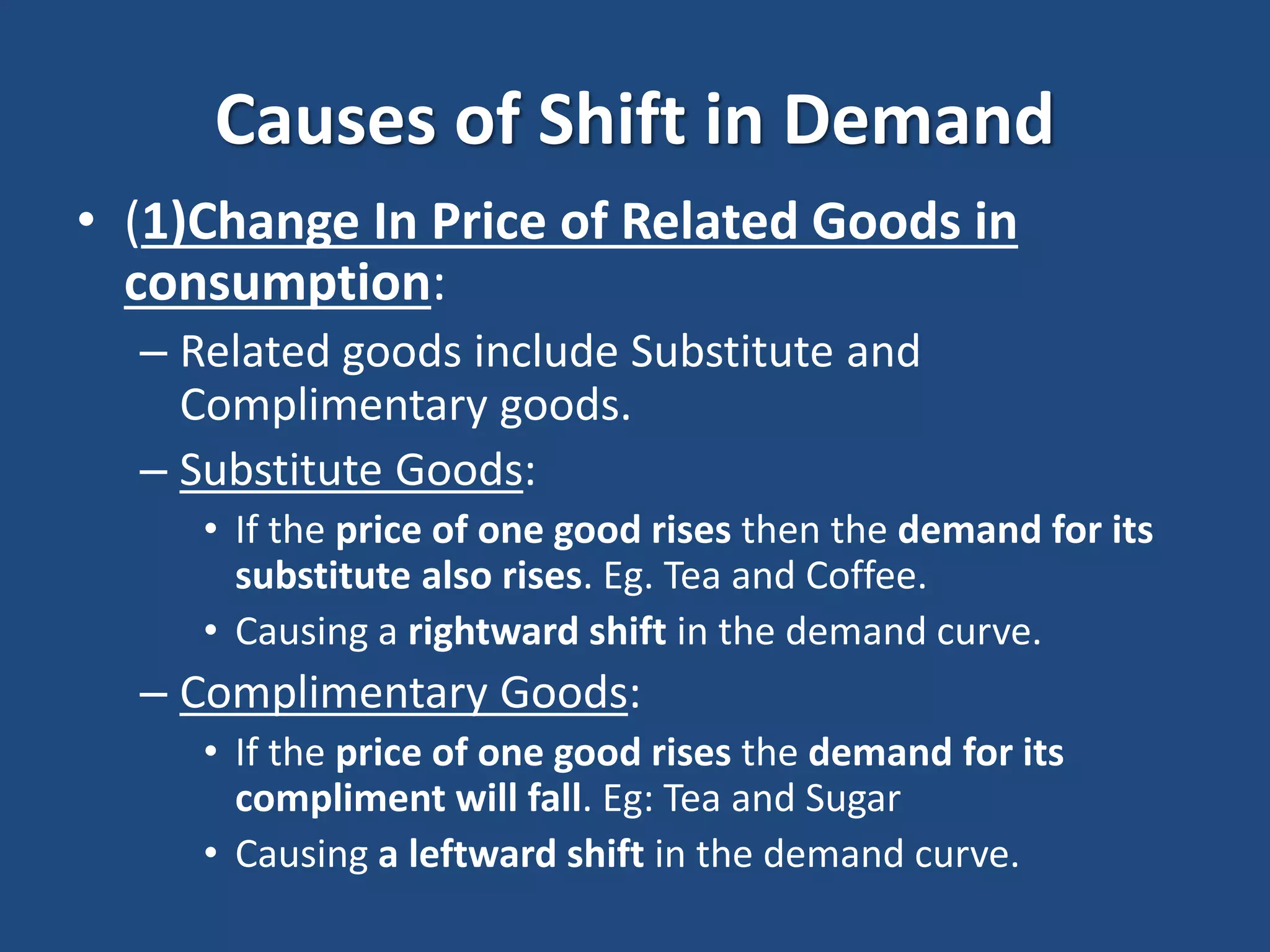 causes of shifts in demand tutorial | sophia learning... Shifts In Demand And Supply And Market Equilibrium | PPTX