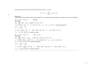 Aplicación de la Derivada