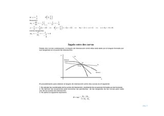 Aplicación de la Derivada