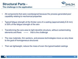 High Pressure Casting for Structural Requirements and the Implications ...