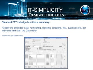 Real Fibre optic FTTH FTTX network design, engineering & planning ...