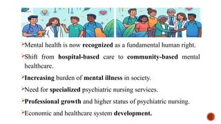 HUMAN RIGHTS OF MENTALLY ILL, EXPANDED & EXTENDED ROLE OF NURSE | PPTX