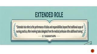 HUMAN RIGHTS OF MENTALLY ILL, EXPANDED & EXTENDED ROLE OF NURSE | PPTX