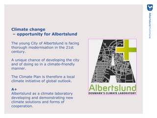 Albertslund - on its way to sustainability