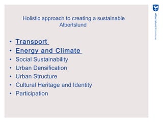 Albertslund - on its way to sustainability