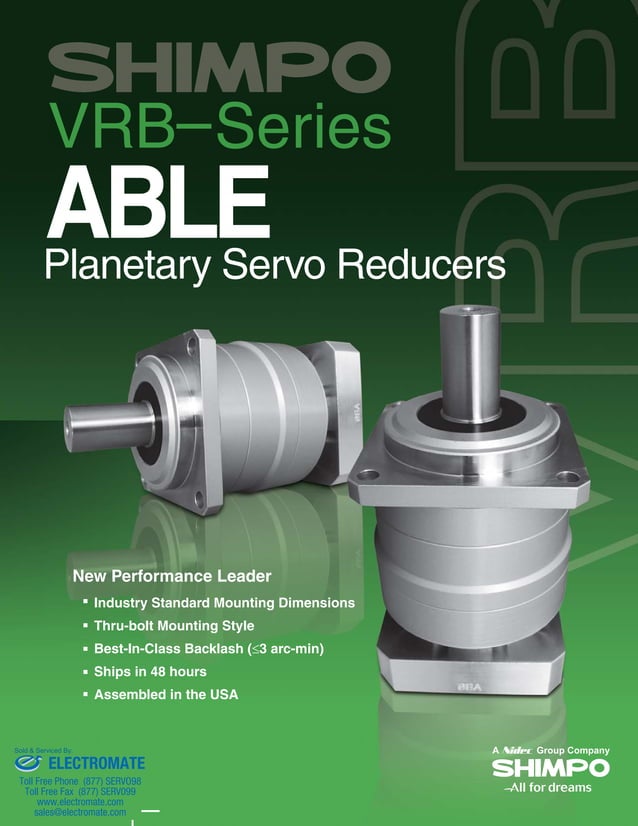 Shimpo able vrb_brochure PDF