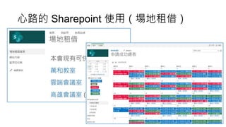 心路的 Sharepoint 使用（場地租借）
 