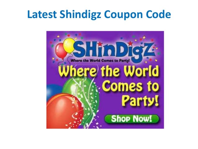 Shindigz coupon code