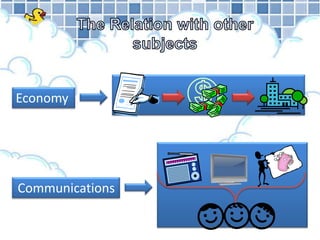 The Relation with other subjects Economy Communications