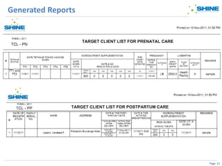 Generated Reports




                    Page 21
 