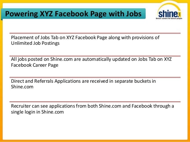 shine com resume format shine job posting