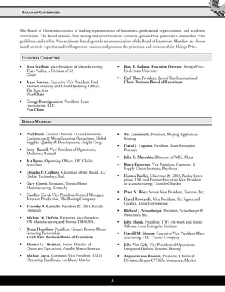 Shingo Prize Business Guidelines Ppt