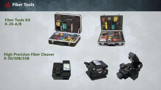 Fiber Tools
Fiber Tools Kit
X-20-A/B
High Precision Fiber Cleaver
X-50/50B/55B
 