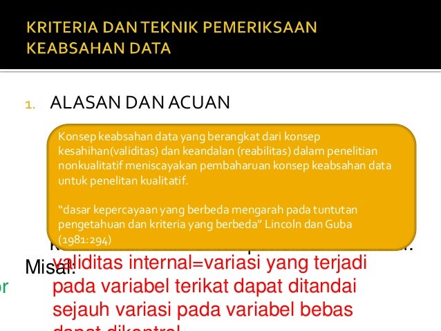 Penelitian kuantitatif (keabsahan data)