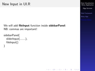 Data Visualization: Introduction to Shiny Web Applications | PDF