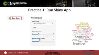 Practice 1: Run Shiny App
 