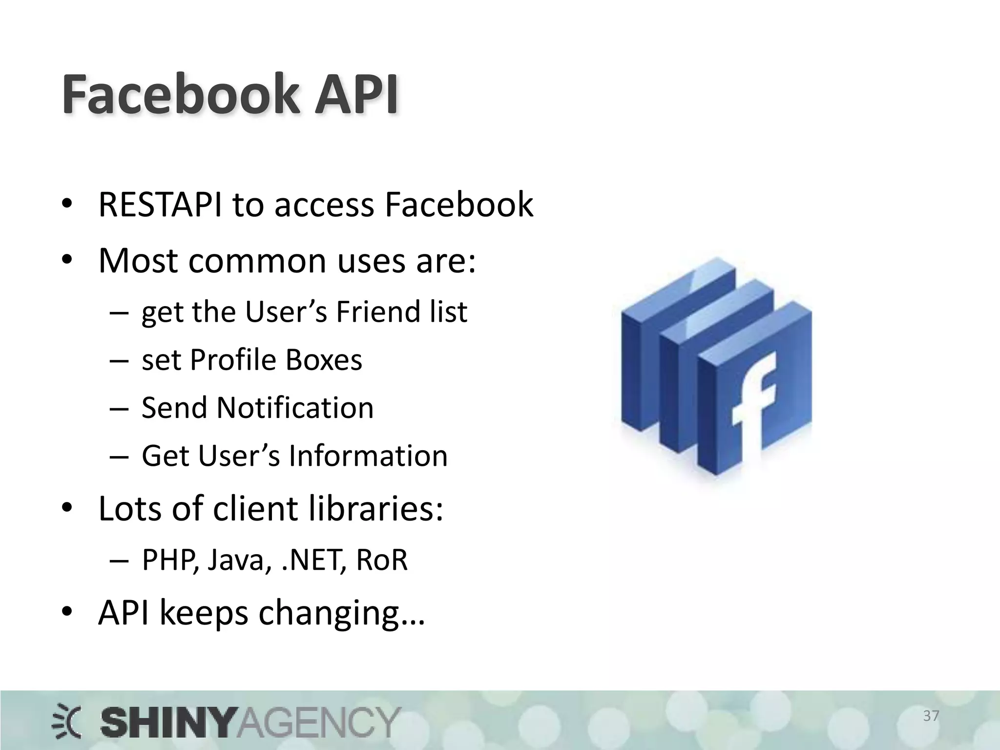 NotificationsBased on actions that the user completesBased on what their friend’s actionsBased on regular daily/weekly information updatesRemind them to come back