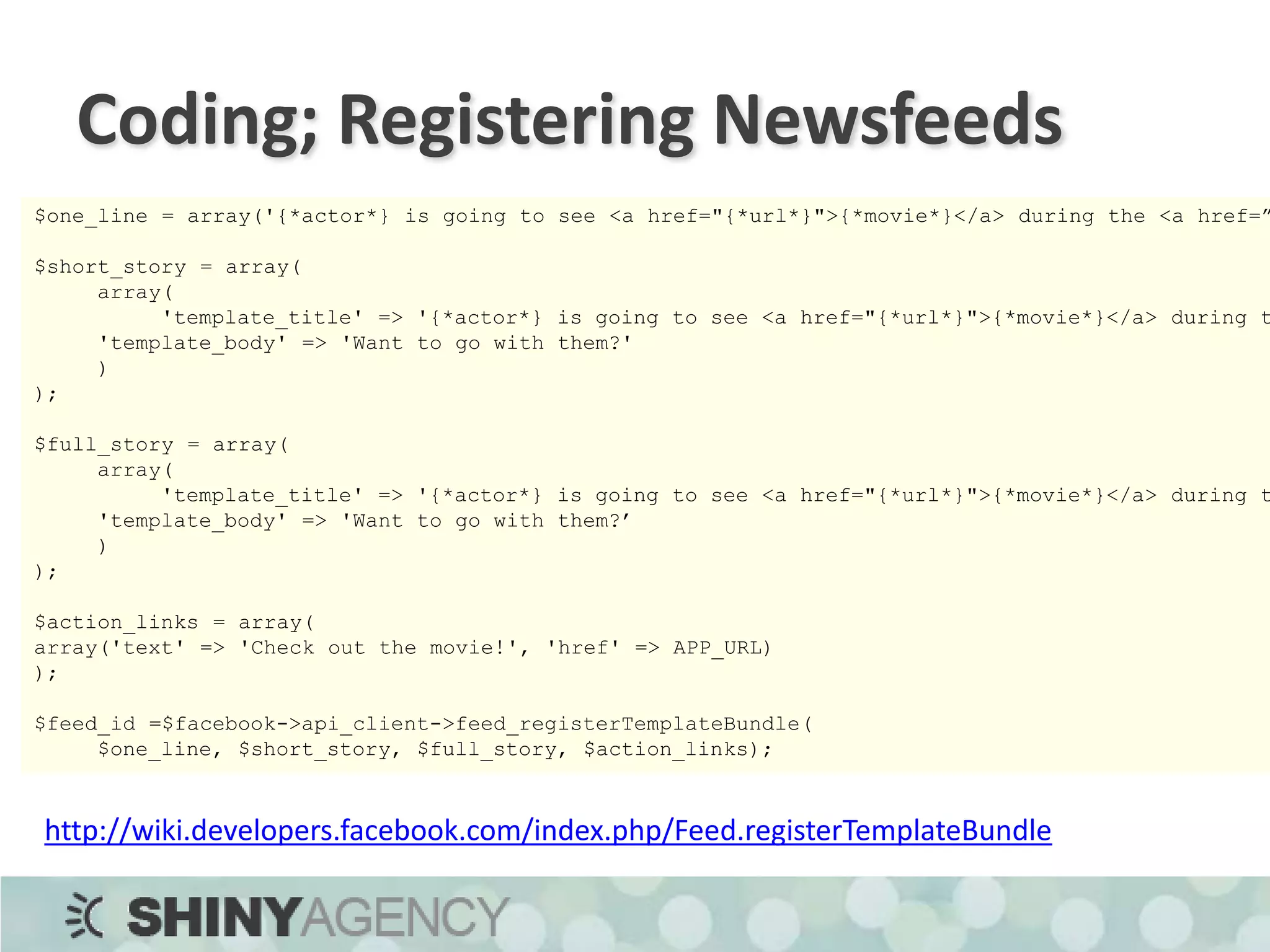 FBJSLike JavaScript, except…FBJS runs in a protected sandboxUses GETters and SETersBuilt-in Ajax & Animation