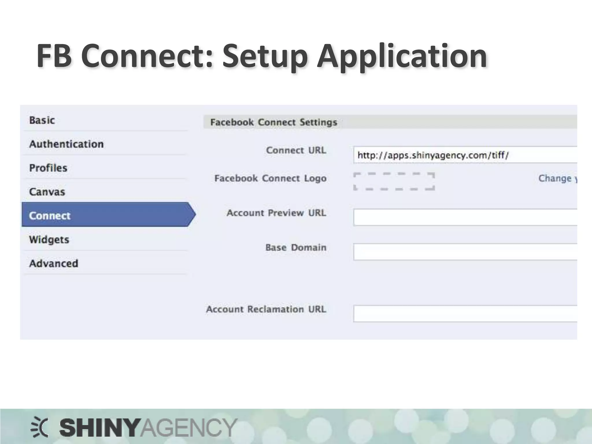 Coding; Getting a User’s Information$users = array(123, 456, 789);$fields = array(	‘uid’,	‘name’,	‘birthday’,	‘sex’);try {	$info = $facebook->api_client->users_getInfo($users, $fields);} catch (FacebookRestClientException $ex) {}Warning; You can only keep this information for 24 hours (Facebook ToS)http://wiki.developers.facebook.com/index.php/Users.getInfo