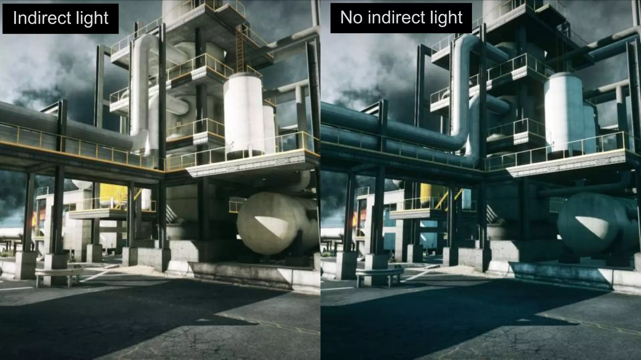 Indirect light   No indirect light
 