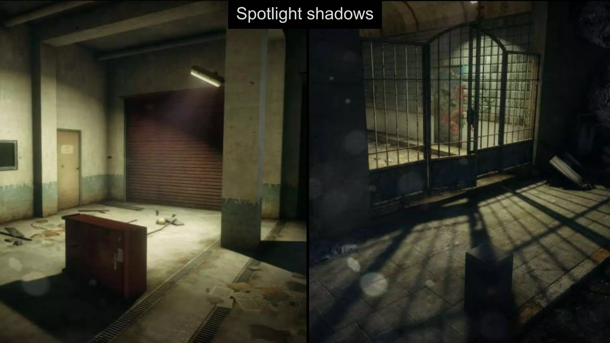 Spotlight shadows
 