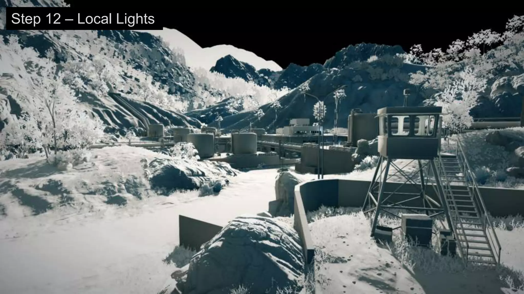 Step 12 – Local Lights
 