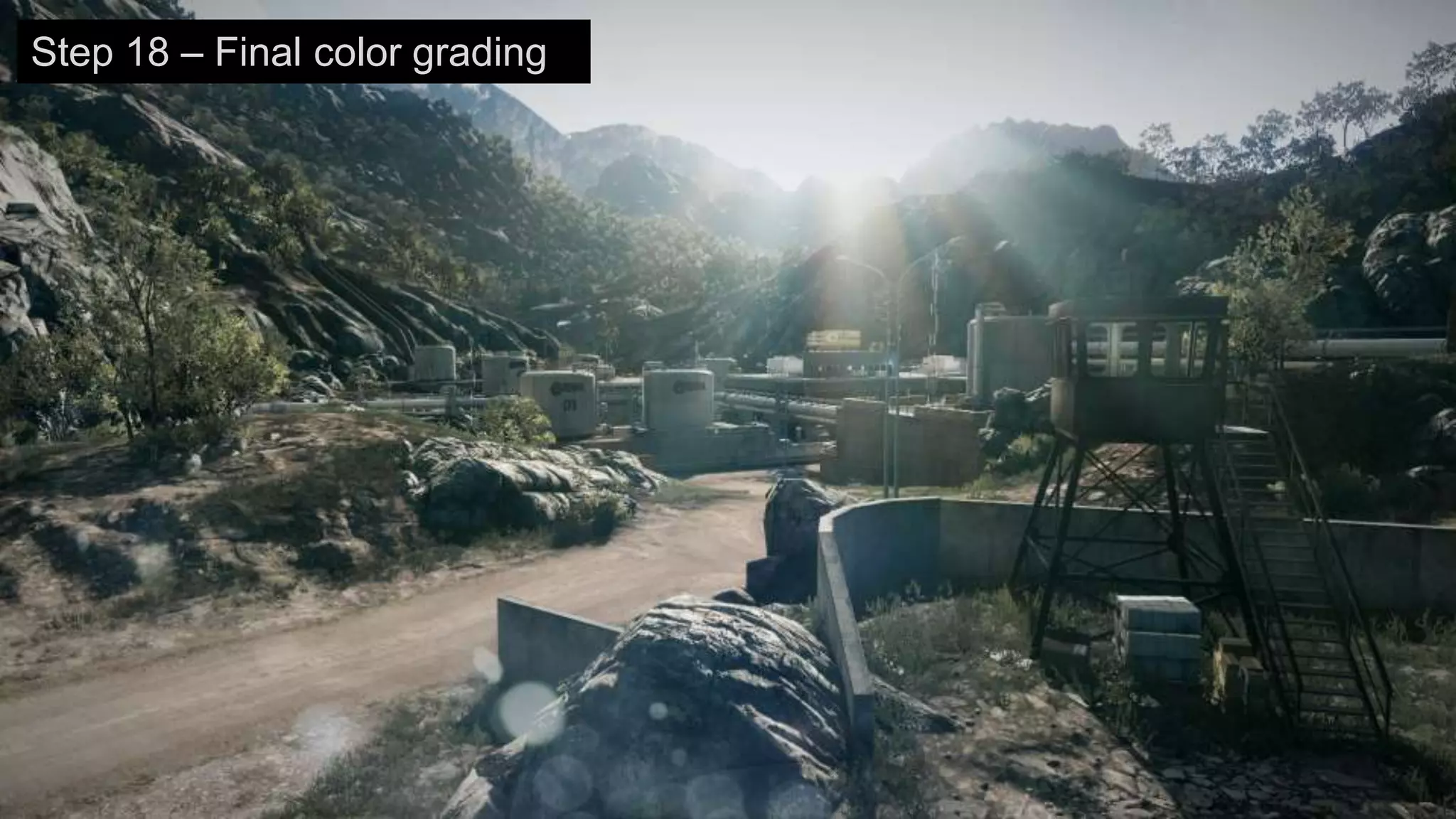 Step 18 – Final color grading
 